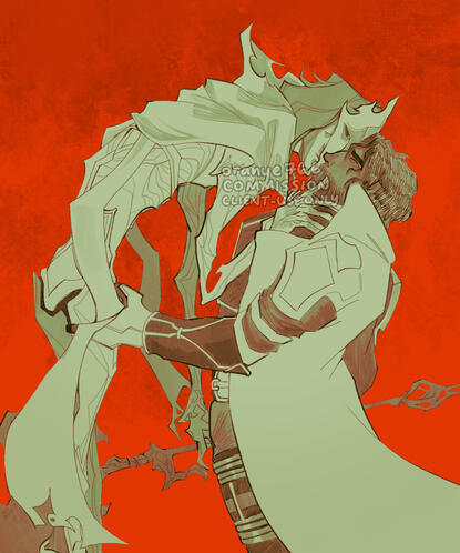 Two body sketch for Anonymous